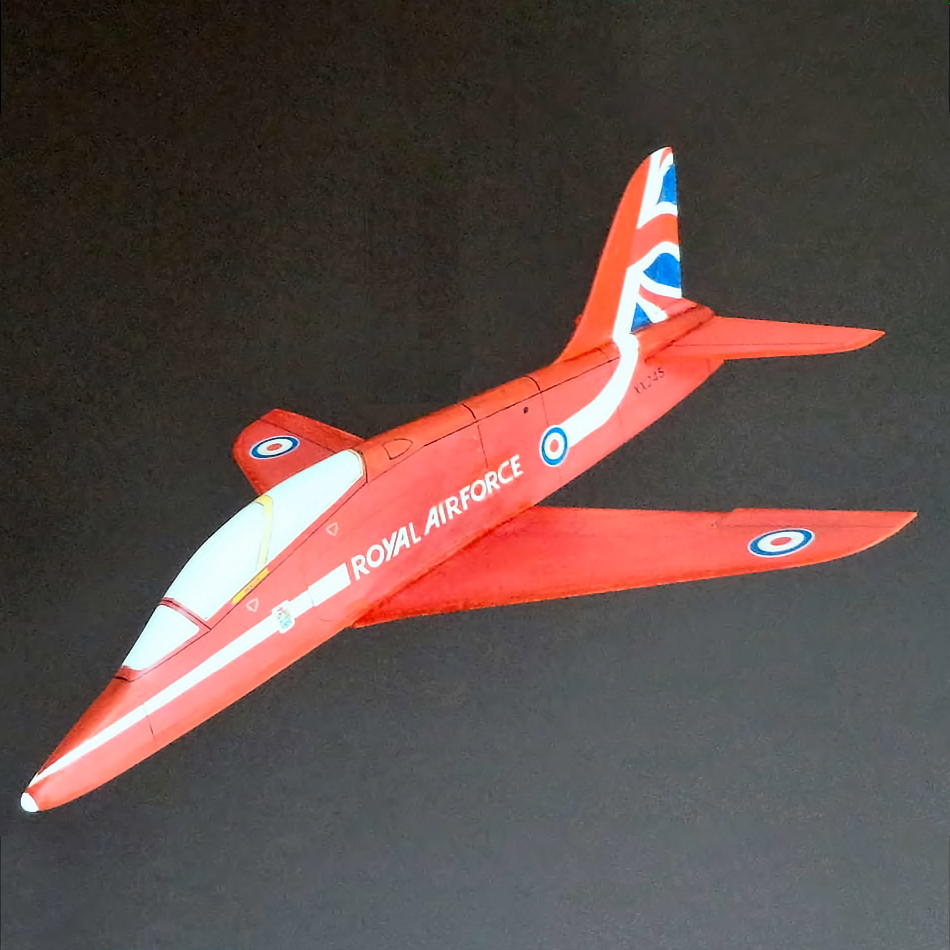 Original Jetex.org Profile Models - Red Arrows Hawk Original Jetex.org Profile Models - Red Arrows Hawk