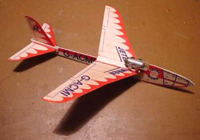  Jetex Wren replica by Howard Metcalfe 