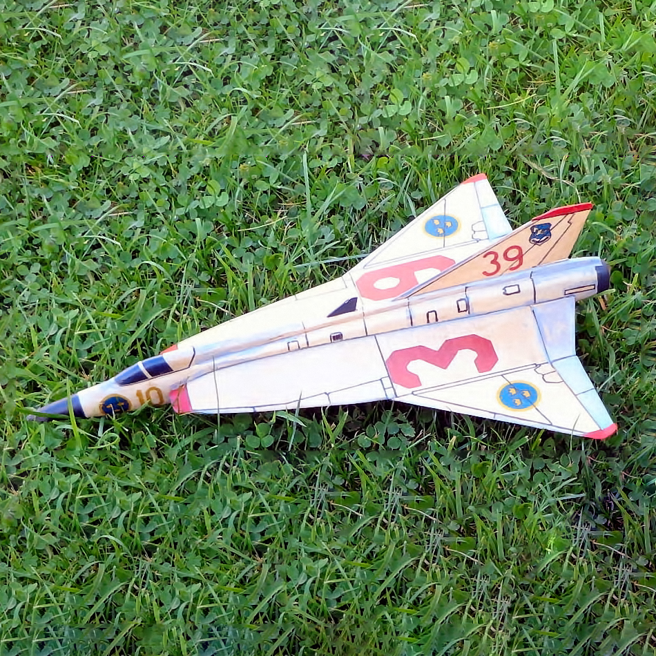 Semi Profile Saab Draken - for Jetex Semi Profile Saab Draken - for Jetex