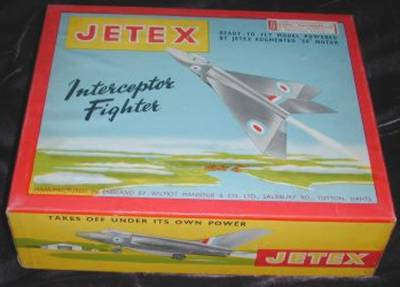  Jetex Interceptor Fighter kit box 
